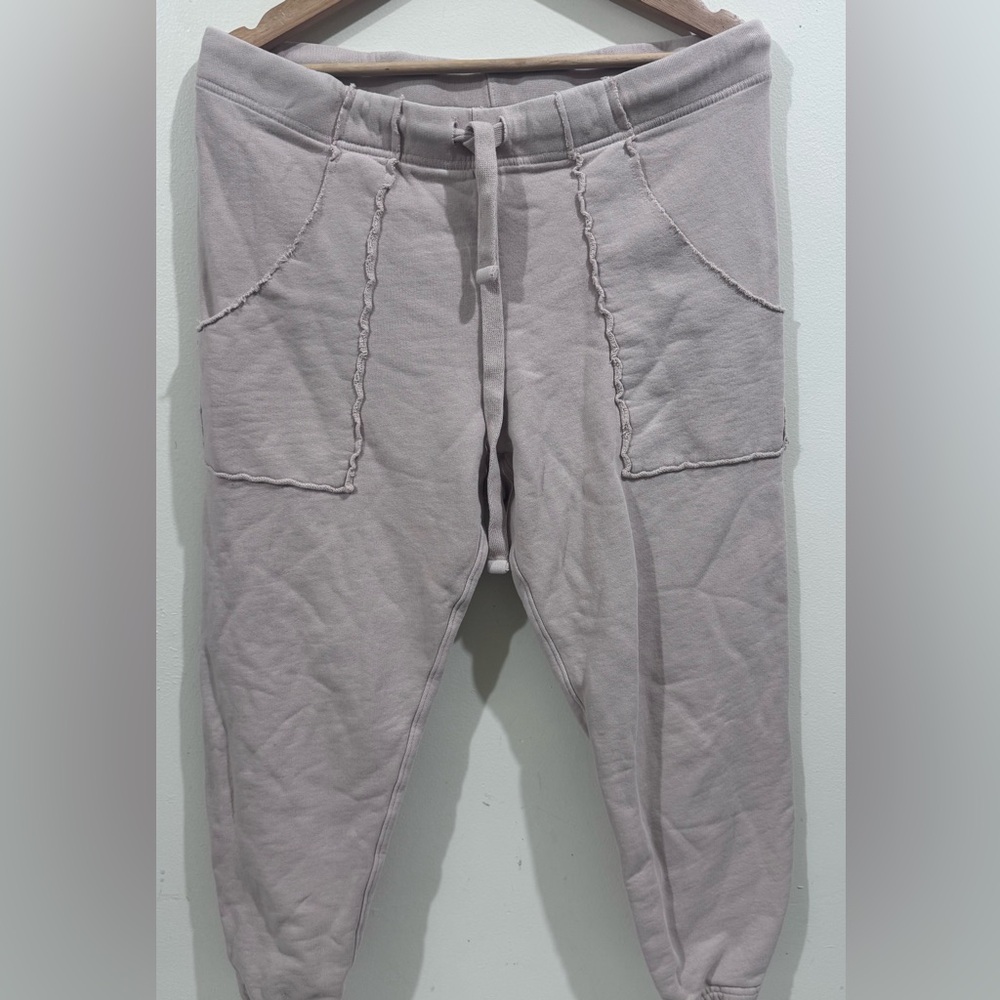 Frank & Eileen Lavender-Taupe Drawstring Jogger Pants
